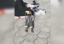 POS cihazlı dilenci hayrete düşürdü