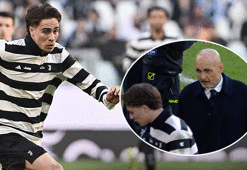 Juventus'ta Kenan Yıldız ile Luciano Spalletti arasında gergin anlar!