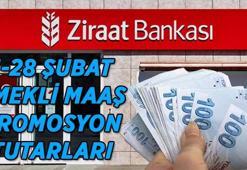 SSK, BAĞ-KUR ZİRAAT BANKASI EMEKLİ MAAŞ PROMOSYON RAKAMLARI! 1-28 Şubat Ziraat Bankası emekli maaş promosyon kampanyası; 0 faizli 40 bin TL kredi 12 ay vade imkanı...