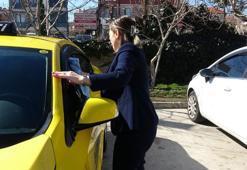 3 çocuk annesi taksici Hacer Topal gece gündüz çalışıyor! 'Merhaba abi' deyip biniyorlar