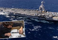 Dünyanın en büyük uçak gemisinde tuvalet krizi! İran'a operasyon için gelen 4 bin personel isyanda