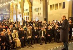Bilal Erdoğan, AK Parti İstanbul İl Başkanlığı önünde kurulan ramazan etkinlik alanını ziyaret etti