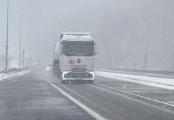 Sürücüler dikkat! Bolu Dağı’nda kar alarmı