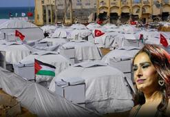 Gazze'den Yıldız Tilbe'ye teşekkür! 2. çadır kenti açıldı