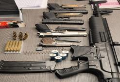 Atölyeye çevrilen evde kalem görünümlü silahlar ele geçirildi