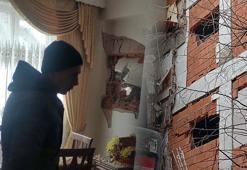 Korkulan oldu: Kepçe komşu eve girdi, genç kız çığlık atarak yardım istedi