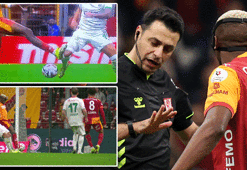 Galatasaray - Alanyaspor maçının tartışmalı pozisyonları eski hakemleri ikiye böldü! 'Ciddi bir hata'