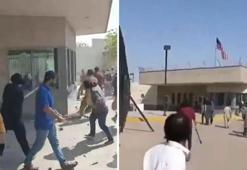 Pakistan'da bir grup gösterici, ABD'nin Karaçi Konsolosluğu'na girmeye çalıştı