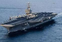İran ABD'nin uçak gemisine balistik füzelerle saldırdı