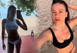 Serenay Sarıkaya ile Mert Demir, Türkiye'ye el ele döndü