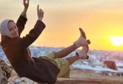 Fidan'dan yoga şov! Aman Ecmel görmesin...