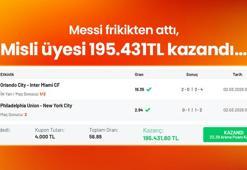Messi frikikten attı, Misli üyesi 195.431TL kazandı…