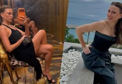 Paris'te 'Serenay Sarıkaya' rüzgarı! Kırmızı halıda esti geçti