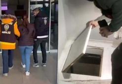 34 yıl 11 ay hapis cezasıyla aranıyordu! Yatak altındaki gizli bölmede yakalandı