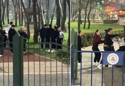 Kağıthane'de lise öğrencilerinin tekmeli yumruklu kavgası kamerada!