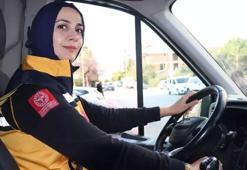 Ambulansın direksiyonunda kadın gücü! Her çağrıda saniyelerle yarışıyor
