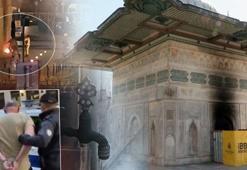 İstanbul'un simgelerinden biri: Gece yarısı ateşe verdi, görüntüler ortaya çıktı