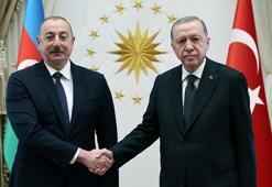 Cumhurbaşkanı Erdoğan, Azerbaycan Cumhurbaşkanı İlham Aliyev ile görüştü