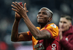 Galatasaray taraftarından Osimhen için özel koreografi!
