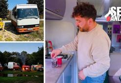 Pandemide işsiz kaldı, karavanda yeni bir hayata başladı! 5 yıldır ev kirası ödemiyor