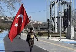 Torundan dedeye vefa! Şehitler için 8 yıldır İstanbul'dan Çanakkale'ye yürüyor