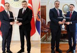 Bakan Kacır, İçişleri Bakanı Çiftçi ile Adalet Bakanı Gürlek'i ziyaret etti