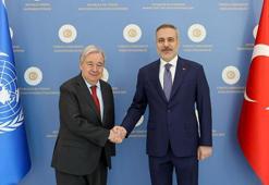 Dışişleri Bakanı Hakan Fidan, BM Genel Sekreteri Guterres ile Ankara'da görüştü
