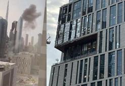 Dünya devlerine ev sahipliği yapıyordu: Dubai Finans Merkezi vuruldu! Bölgeden dumanlar yükseliyor