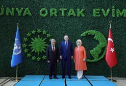 Emine Erdoğan'dan BM Genel Sekreteri Guterres'e verilen ödüle ilişkin videolu paylaşım