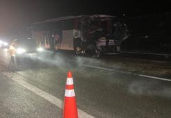 Ankara'da feci kaza! Yolcu otobüsü TIR’a çarptı; 1 ölü, 15 yaralı