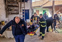 Buğday deposunda facia: Kardeşlerden biri göçükte kaldı, diğerinin parmakları koptu