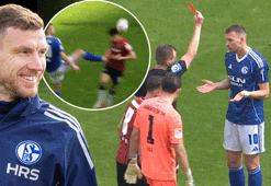 Dzeko'nun gördüğü kırmızı kart maçın kaderini değiştirdi! 90+8'de yıkıldılar