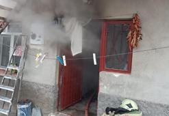 Konya'da iki katlı evde yangın: 1 ölü, 1 yaralı