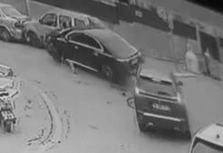 5 araçta büyük çaplı maddi hasar meydana geldi! Zincirleme trafik kazası...