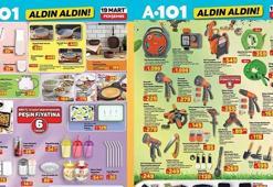 BAYRAM ÖNCESİ A101 AKTÜEL İNDİRİMLERİ 19 MART | A101 Aldın Aldın aktüel kataloğunda hangi ürünler satışa sunulacak? Dijital Su Sebili, Sürahi Blender, Mini Hortum Makara Seti, Seramik Basık Tencere, Borosilikat Demlik...