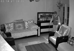 Telefonuna gelen bildirim sayesinde öğrendi! Evdeki hırsıza kameradan bağırdı: Çık oradan
