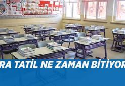 ARA TATİL NE ZAMAN BİTİYOR? Okullar ne zaman açılacak ve MEB 2. ara tatil bitiş tarihi hangi gün?