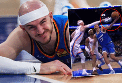 NBA'de görülmemiş olay! Ayakkabısıyla blok yaptı