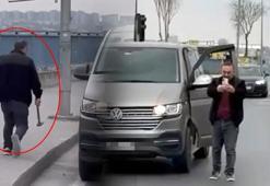 Çekiçle kavgaya geliyordu, kamerayı görünce çark etti: 180 bin lira ceza hayırlı olsun