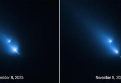 Hubble Teleskobu, nadir bir görüntü yakaladı: Dev kuyruklu yıldız parçalara ayrıldı