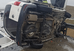 Konya'da korkunç kaza: 2 ölü, 4 yaralı