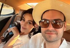 Bayramda aşk dolu poz! Esra Bilgiç ve sevgilisi Faruk Sabancı'dan romantik kare