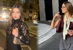 Milano sokaklarında fırtına gibi esti: Afra Saraçoğlu’ndan dikkat çeken kareler!