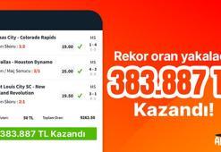 Rekor oran yakaladı, 383.887 TL kazandı…