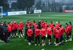 A Milli Futbol Takımı, Romanya maçının hazırlıklarına devam etti