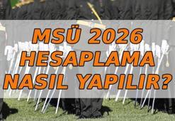 MSÜ HESAPLAMA 2026 | MSÜ sıralama ve puan hesaplama nasıl yapılır? ÖSYM MSÜ 2026 değerlendirme nasıl yapılıyor?