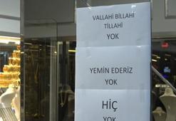 Altın almak için gittiler... Kuyumcuda yazıyı gören şaşkın: 'Vallahi, billahi yok'