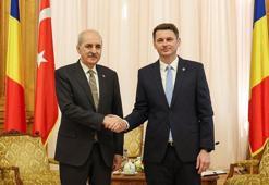 TBMM Başkanı Numan Kurtulmuş, Romanya Senato Başkanı Abrudean ile bir araya geldi