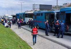 Başakşehir'de 4 cezaevi sevk aracı kaza yaptı! 6 jandarma yaralandı
