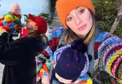 Gizem Karaca ve kızından yeni kare! 'Bugün tam 9 ay oldu'